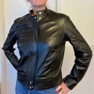 Super SOFT Leather Donna Karen Signature Jacket